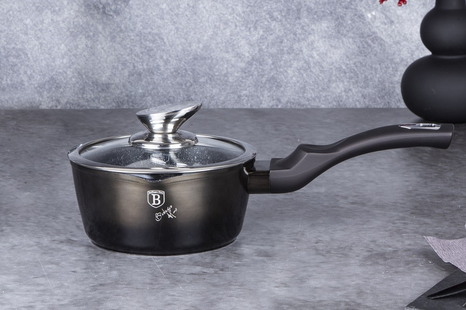 Saucepan with Lid Berlinger Haus BH/6603 Black
