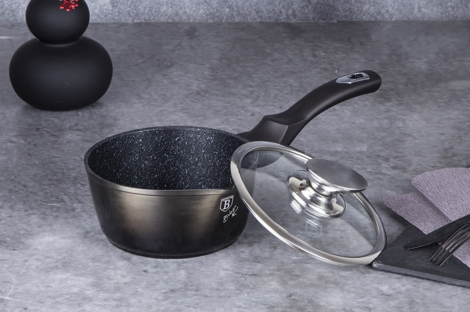 Saucepan with Lid Berlinger Haus BH/6603 Black