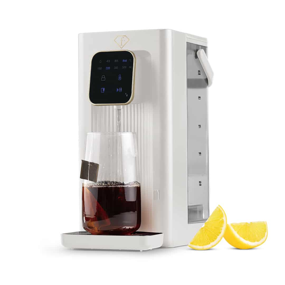 2-in-1 Digital Water Dispenser FTV0188 Cream–Gold | Hot & Filtered Water | 18–100°C | Berlinger Haus