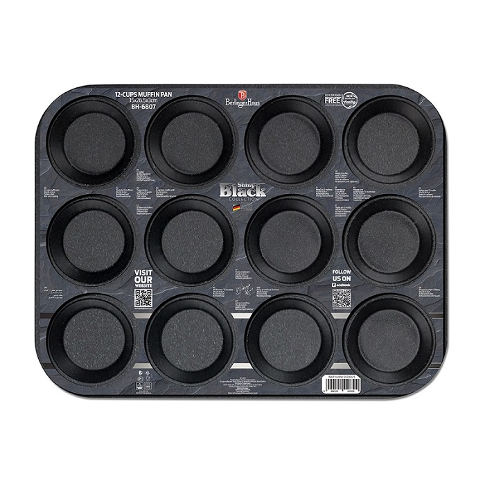 Muffin/Cupcake Tin Berlinger Haus BH/6807 Metallic Carbon