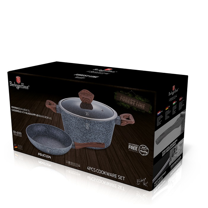 4-Piece Cookware Set Berlinger Haus BH/6199 Forest Line