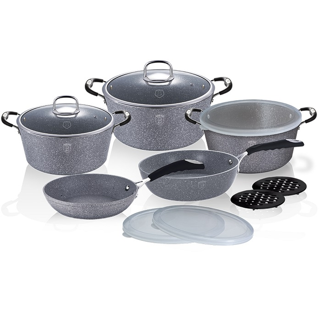 13-Piece Cookware Set Berlinger Haus BH/6176 Stone Touch Line