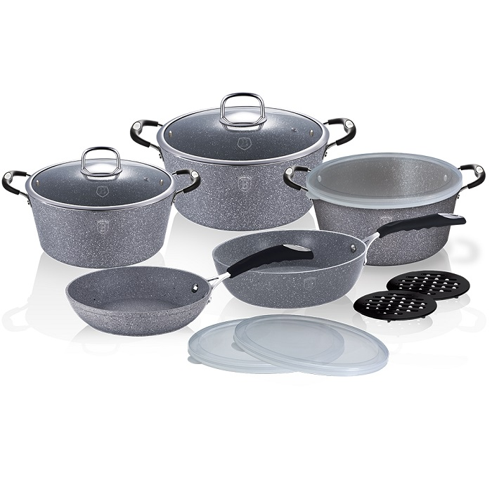 13-Piece Cookware Set Berlinger Haus BH/6176 Stone Touch Line
