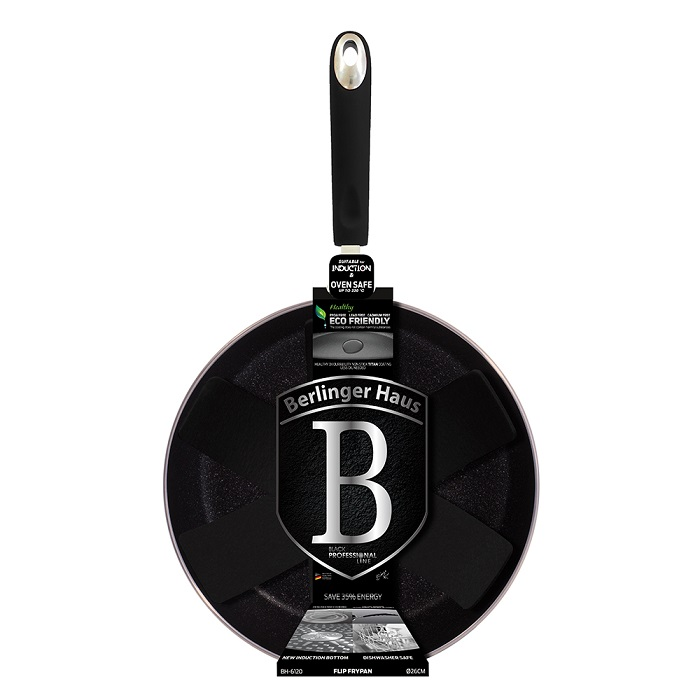 Flip Frying Pan 26 cm Berlinger Haus BH/6120 Black Professional Line