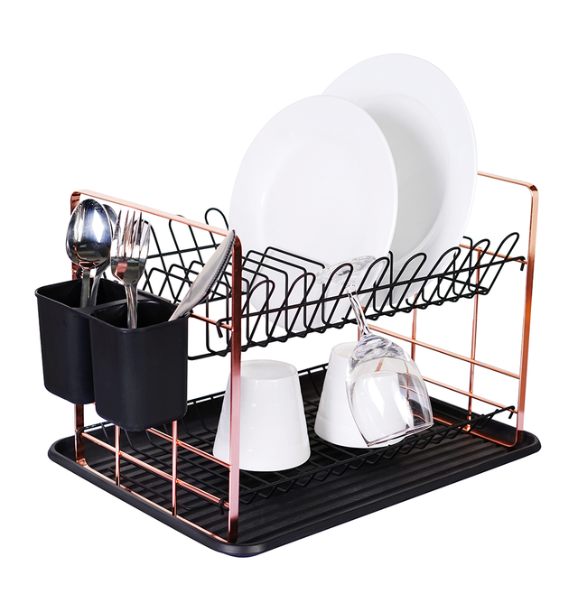 Dish Drying Rack Berlinger Haus BH-6774 Black Rose Collection