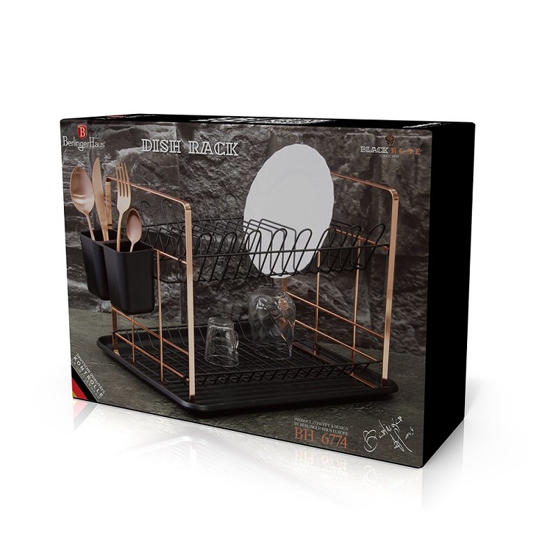 Dish Drying Rack Berlinger Haus BH6774/8644 Black Rose