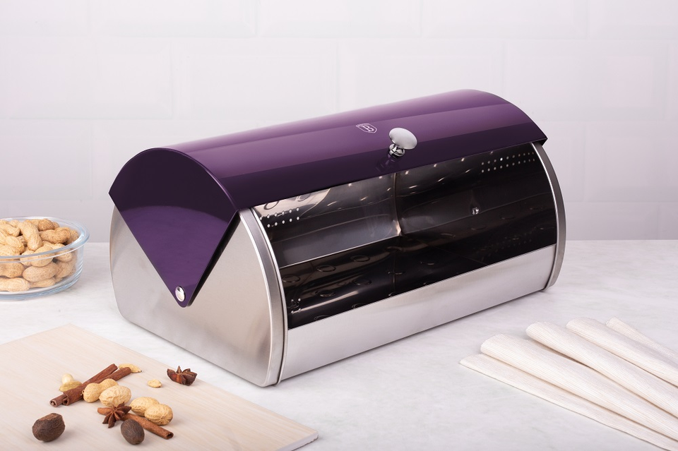 Bread Box Berlinger Haus BH/6825 Metallic Purple Collection