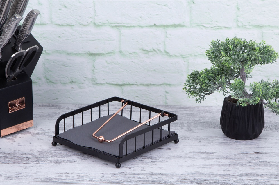 Napkin Holder Berlinger Haus BH/6768 Black Rose