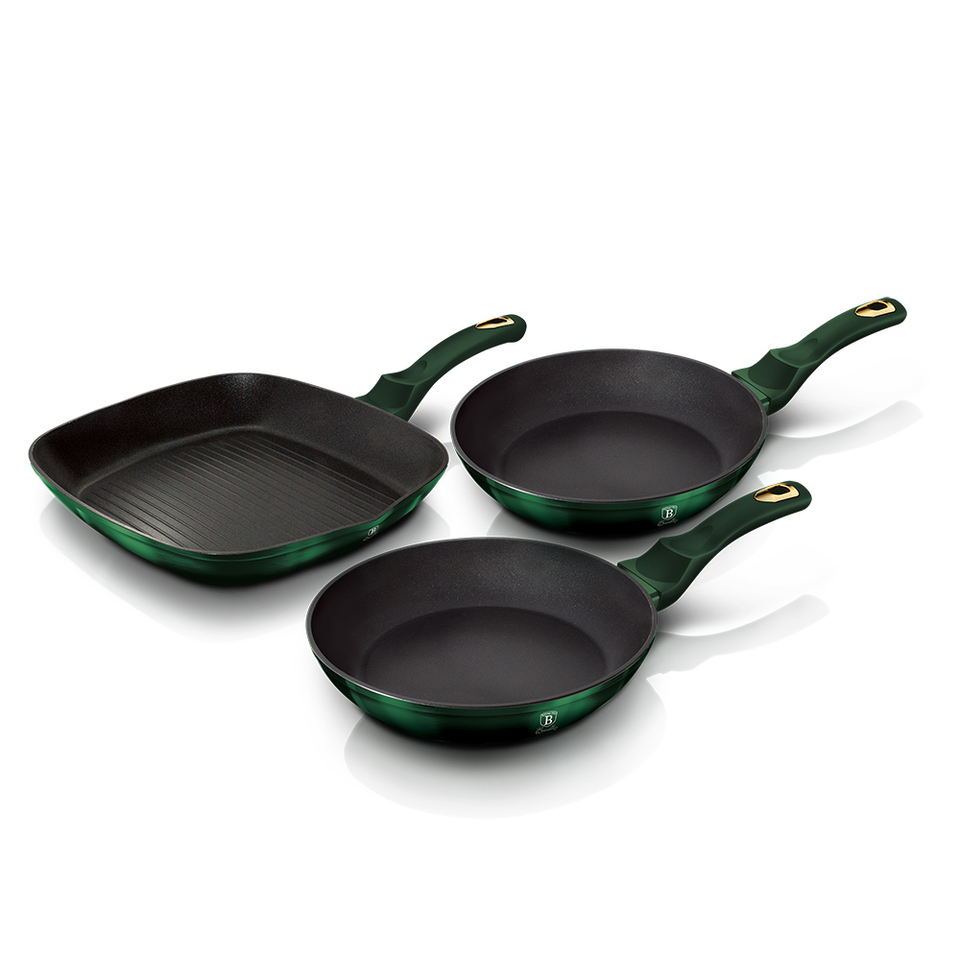 Frying Pan Set Berlinger Haus BH/6167 Emerald Collection