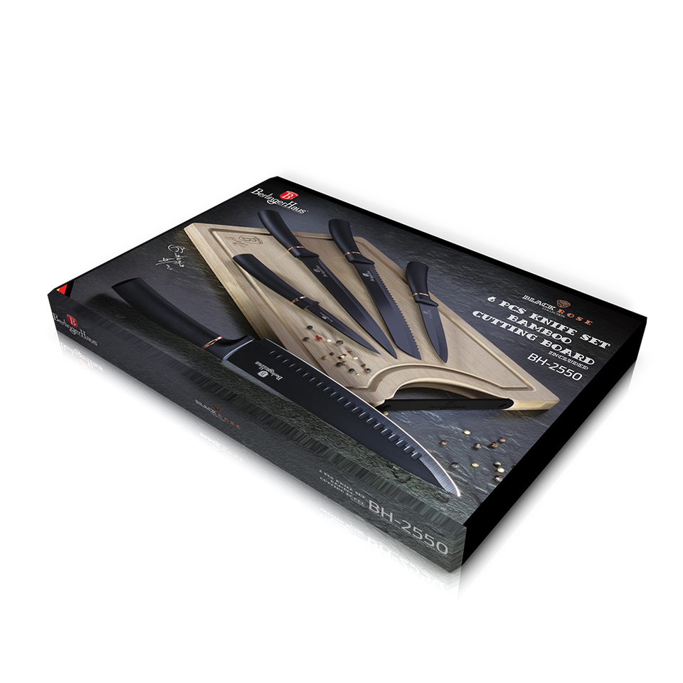 Knife Set with Bamboo Cutting Board Berlinger Haus BH/2550