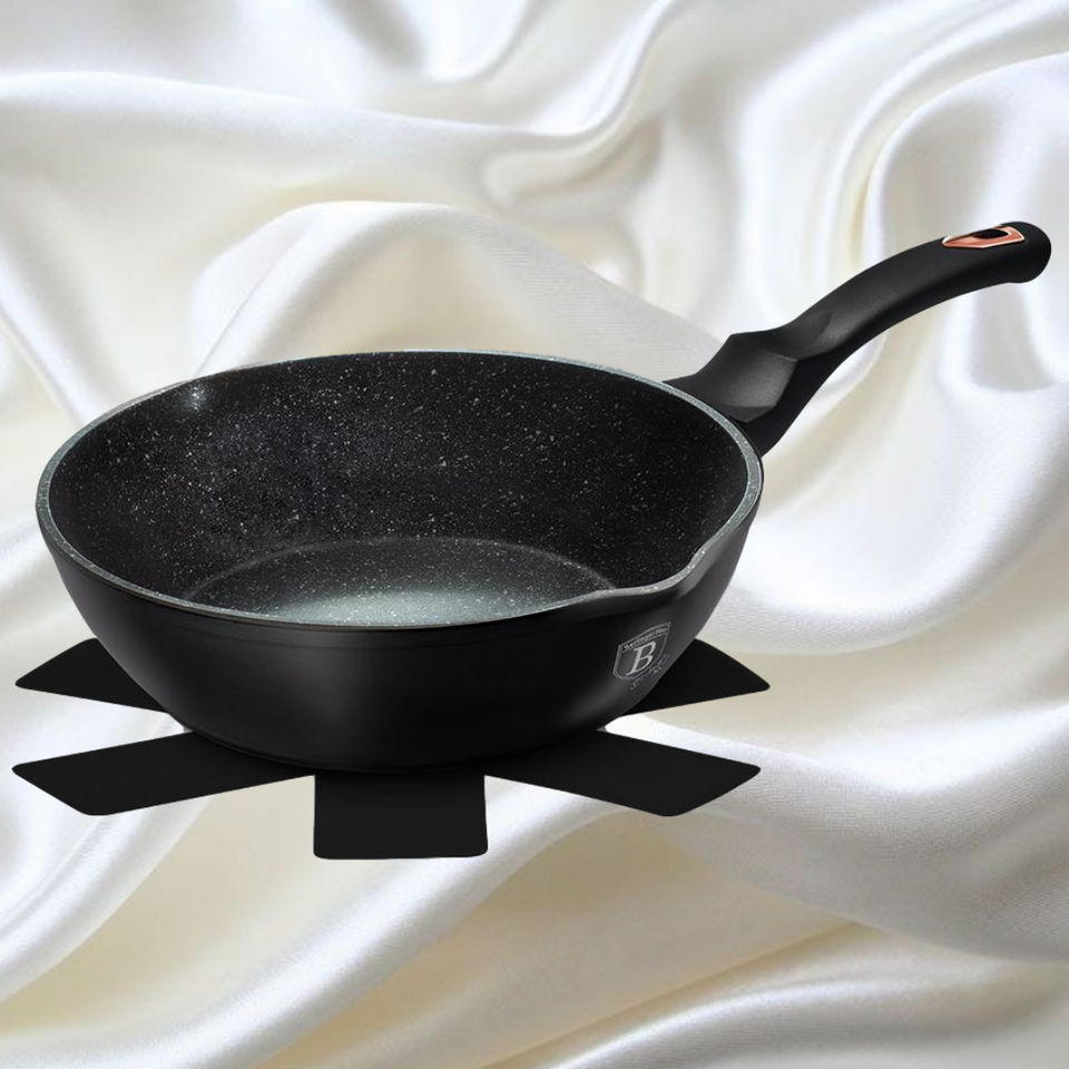 Deep Frying Pan 24 cm Berlinger Haus BH/6184 Black Rose Gold