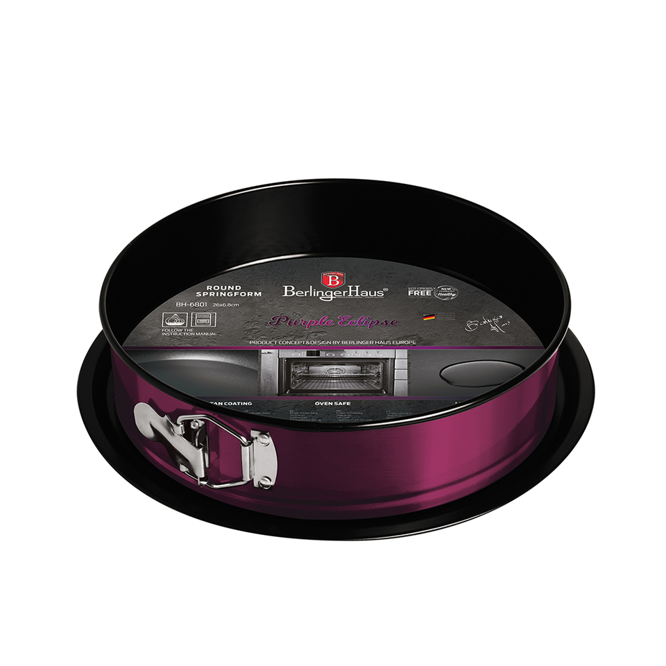 Round Springform Cake Tin Berlinger Haus BH/6801 Purple Eclipse Line