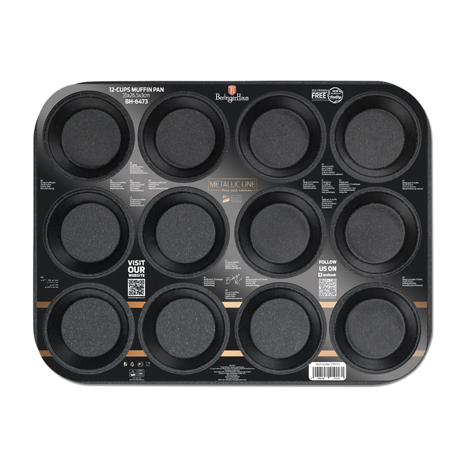 Muffin/Cupcake Tin Berlinger Haus BH/6473 Rose Gold Edition