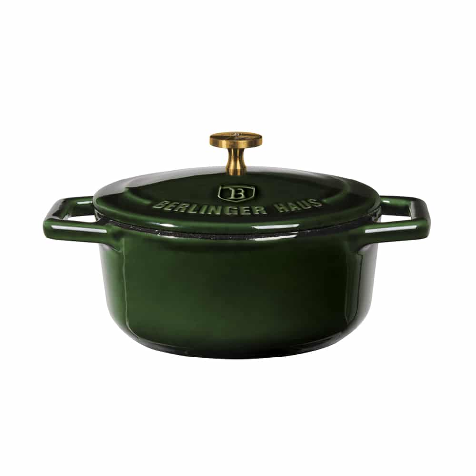 Petite Casserole Berlinger Haus BH/6501 Cast Iron Emerald