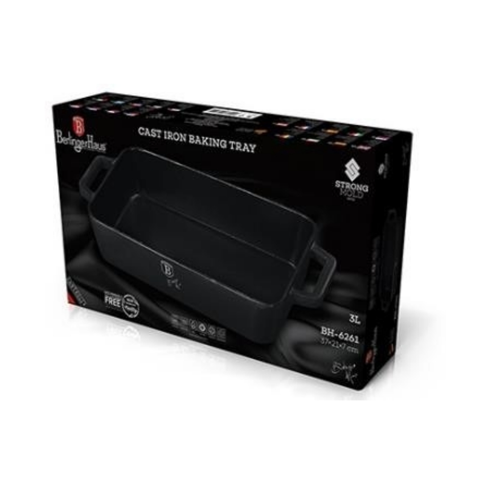 Roaster 30 cm Berlinger Haus BH/6261 Cast Iron Matt Black