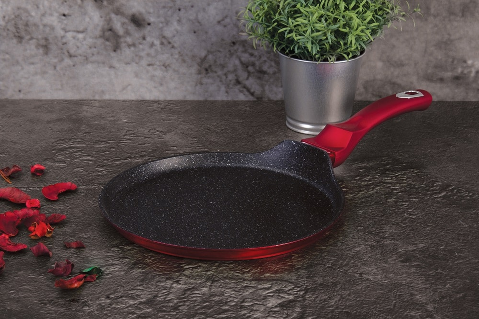 Pancake Pan 28 cm Berlinger Haus BH/6179 Metallic Burgundy Line