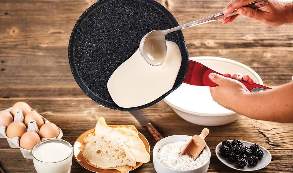 Pancake Pan 28 cm Berlinger Haus BH/6179 Metallic Burgundy Line