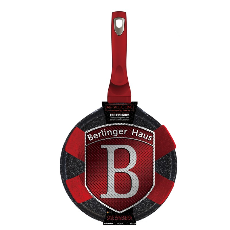 Pancake Pan 28 cm Berlinger Haus BH/6179 Metallic Burgundy Line