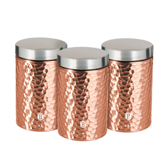 Kitchen Canister Set Berlinger Haus BH/6715 Rose Gold Collection