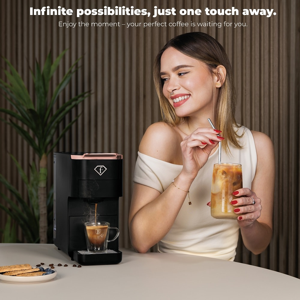 4-in-1 Coffee Maker | Fashion by Berlinger Haus FTV0157