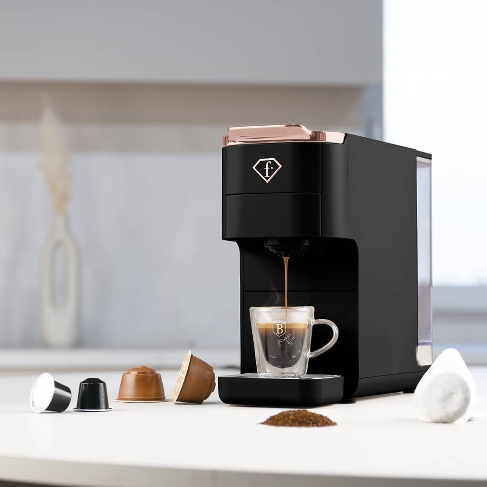 4-in-1 Coffee Maker | Fashion by Berlinger Haus FTV0157