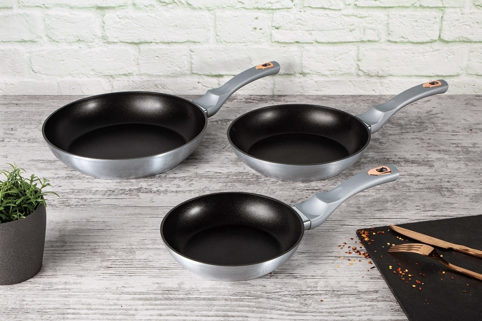 Cooking Trio Frying Pan Set Berlinger Haus BH/6169 Moonlight