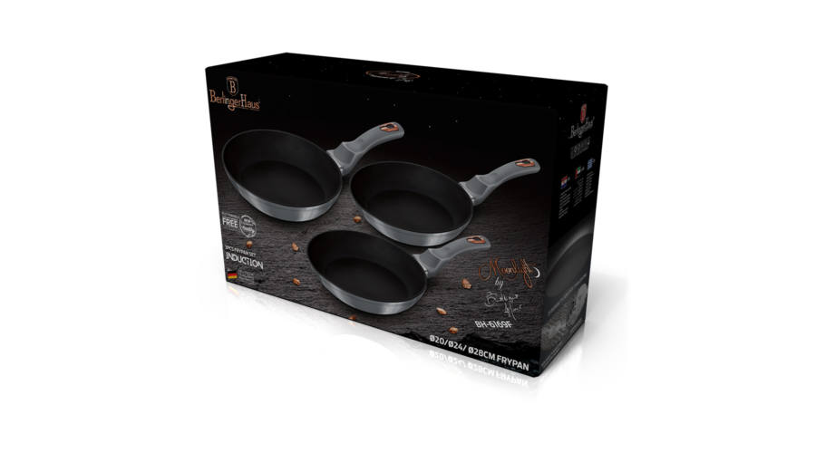 Cooking Trio Frying Pan Set Berlinger Haus BH/6169 Moonlight