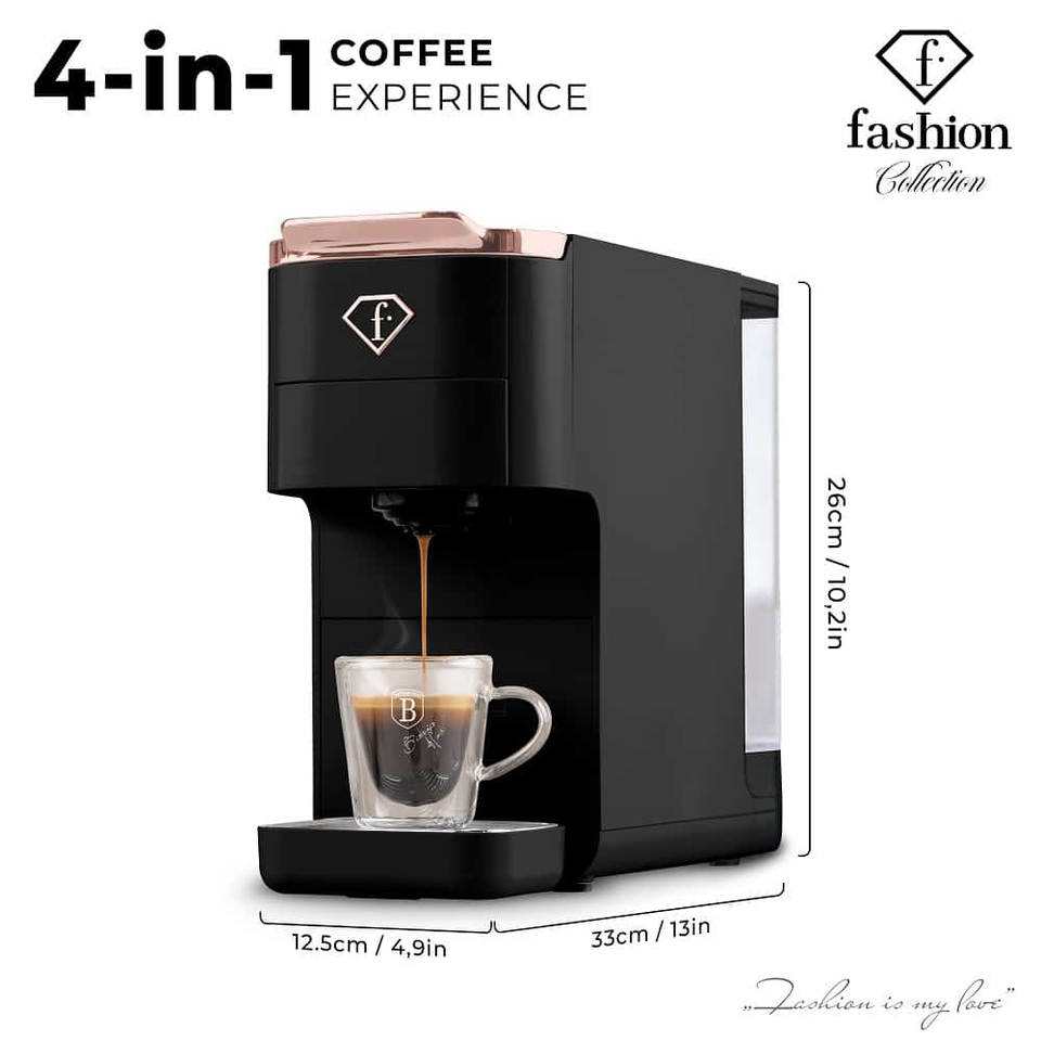 4-in-1 Coffee Maker | Fashion by Berlinger Haus FTV0157
