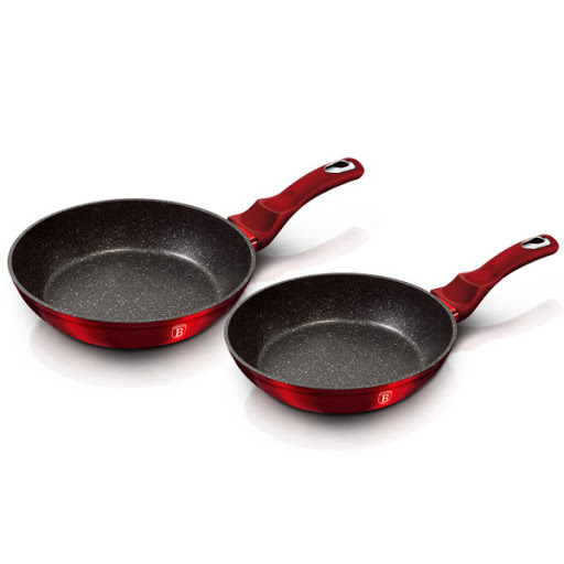 Frying Pan Set Berlinger Haus BH/1612 Metallic Burgundy
