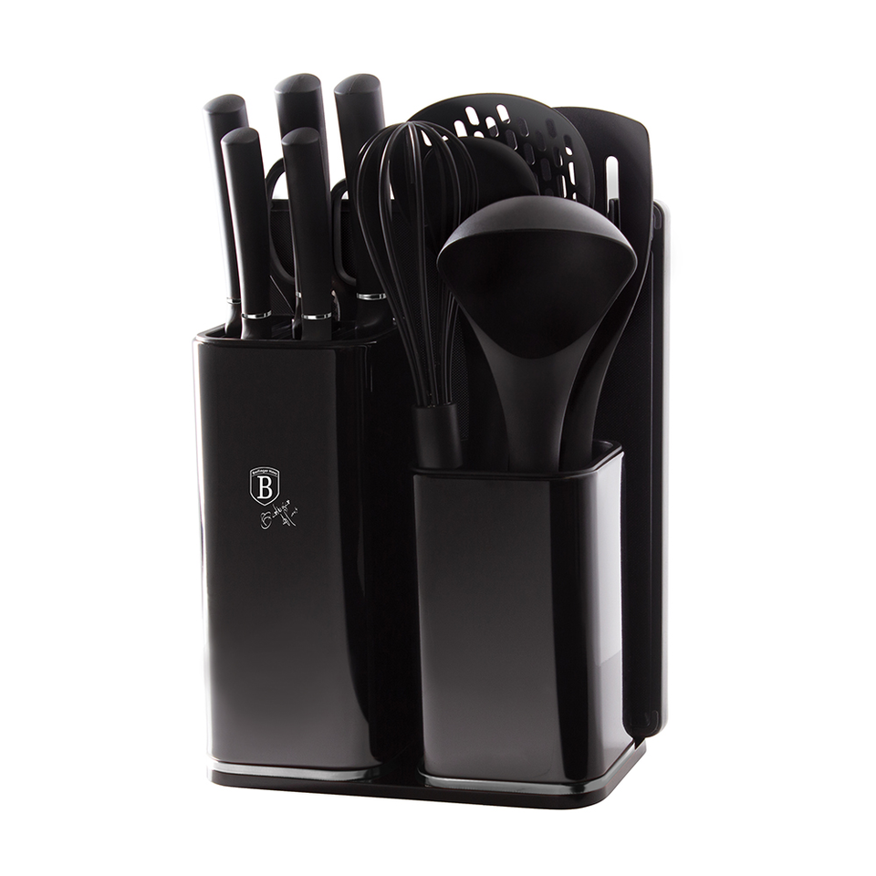 Knife Set & Cutting Board Berlinger Haus BH/2548 Carbon Collection