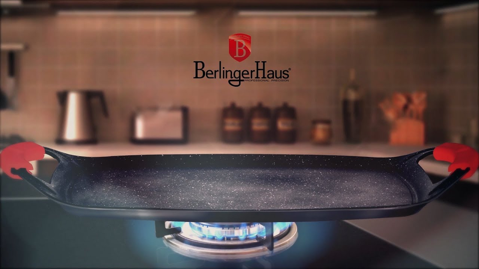 Grill Plate 47 cm Berlinger Haus/1588 Metallic Burgundy Line
