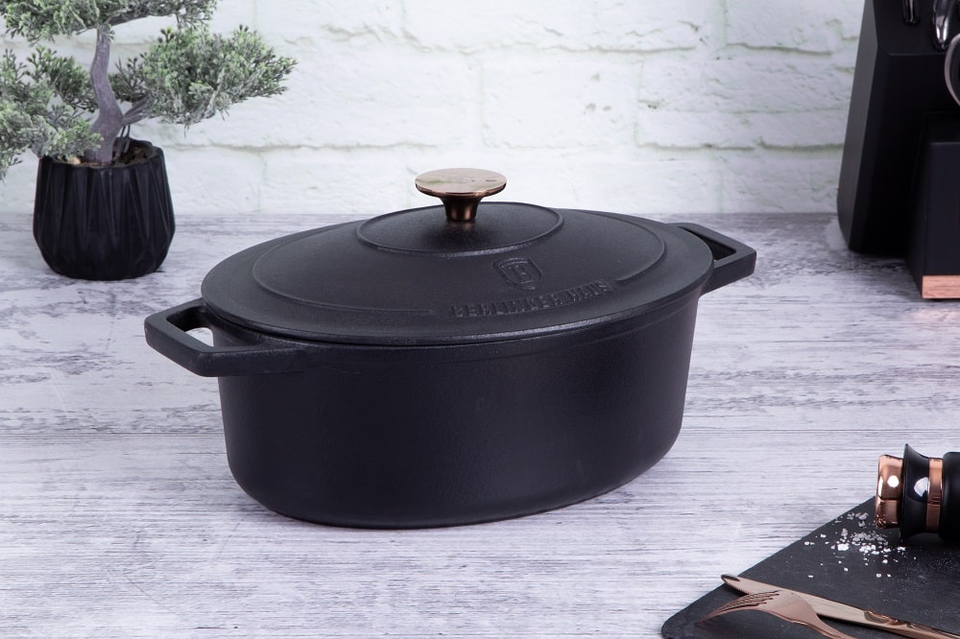 Casserole 30 cm Berlinger Haus BH/6494 Cast Iron