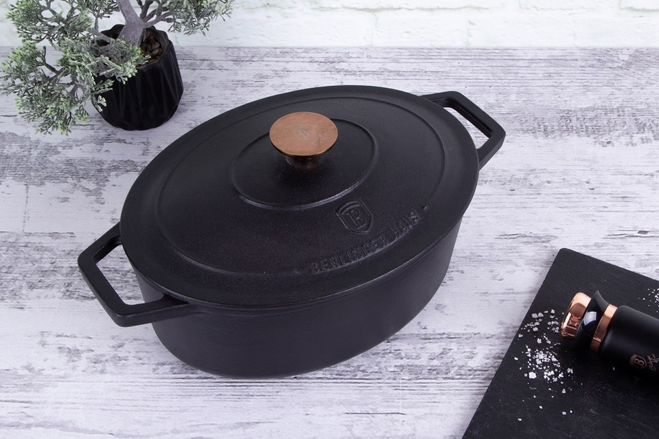 Casserole 30 cm Berlinger Haus BH/6494 Cast Iron