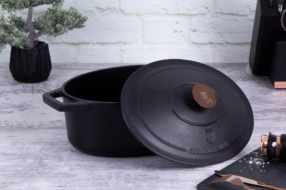Casserole 30 cm Berlinger Haus BH/6494 Cast Iron