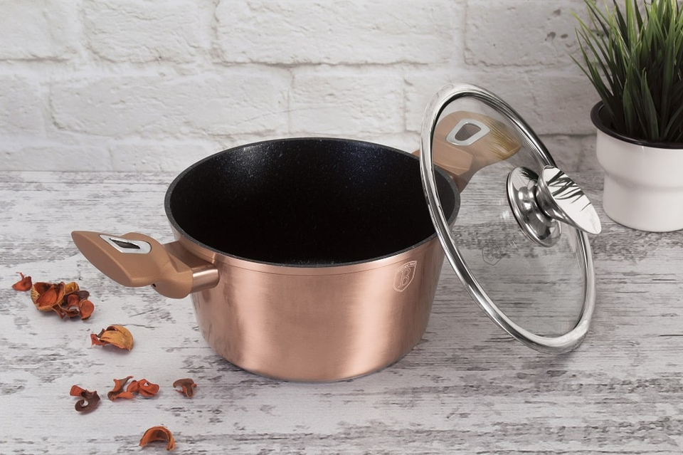 Casserole with Lid 30см Berlinger Haus BH/6194 Rose Gold