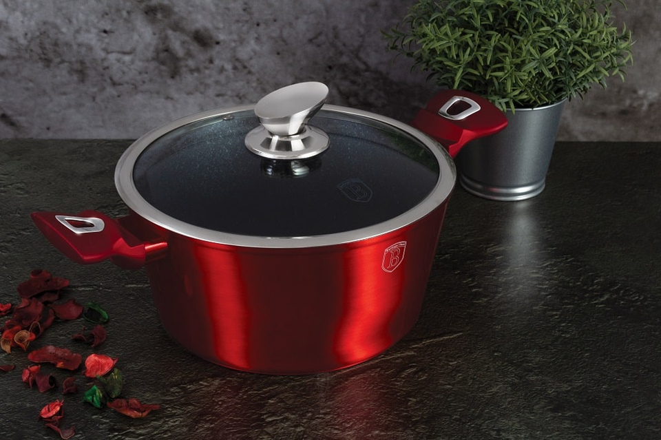 Casserole with Lid 30см Berlinger Haus BH/6192 Burgundy