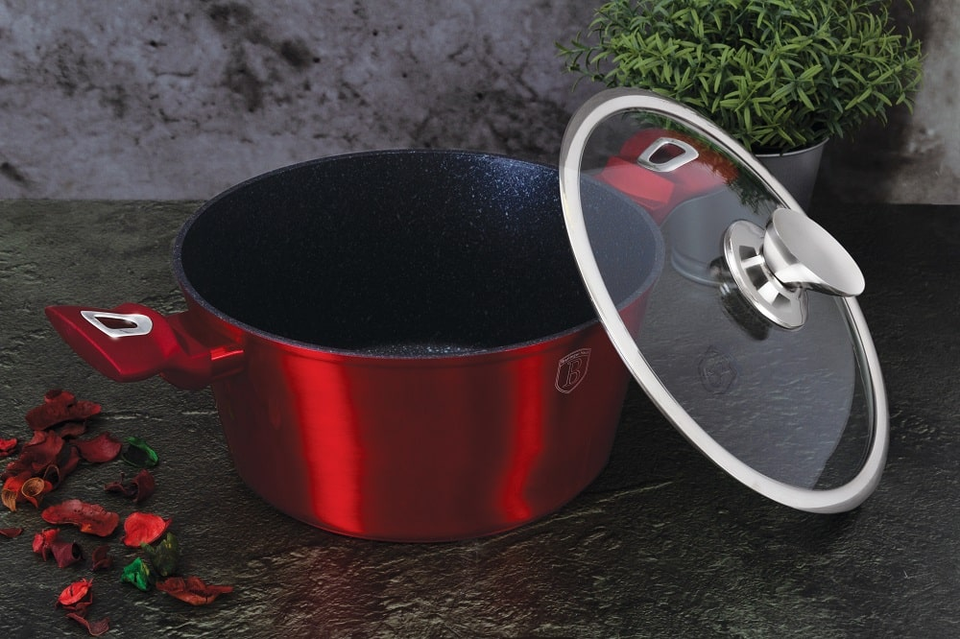 Casserole with Lid 30см Berlinger Haus BH/6192 Burgundy