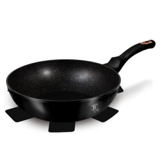 Deep Frying Wok 30 cm Berlinger Haus BH/6178 Black Rose