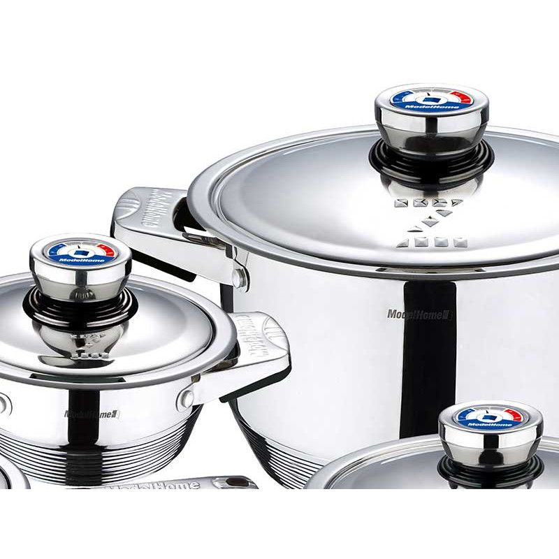 17-Piece Stainless Steel Cookware Set MO-8000 Model Home
