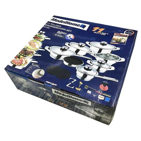 17-Piece Stainless Steel Cookware Set MO-8000 Model Home