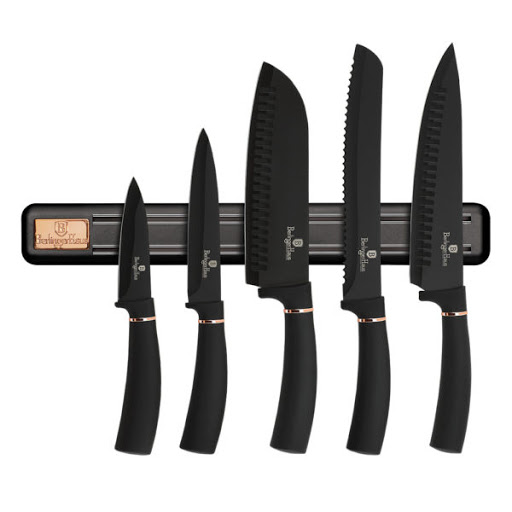 6-Piece Knife Set Berlinger Haus BH/2535 Black Rose Collection