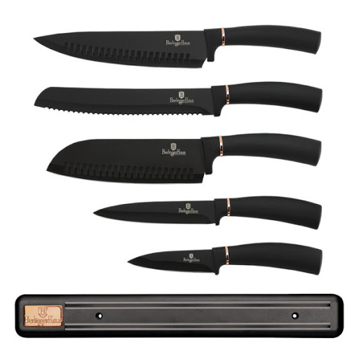 6-Piece Knife Set Berlinger Haus BH/2535 Black Rose Collection