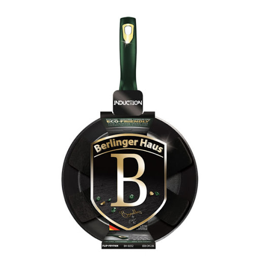 Flip Frying Pan 26 cm Berlinger Haus BH/6052 Emerald Collection Green