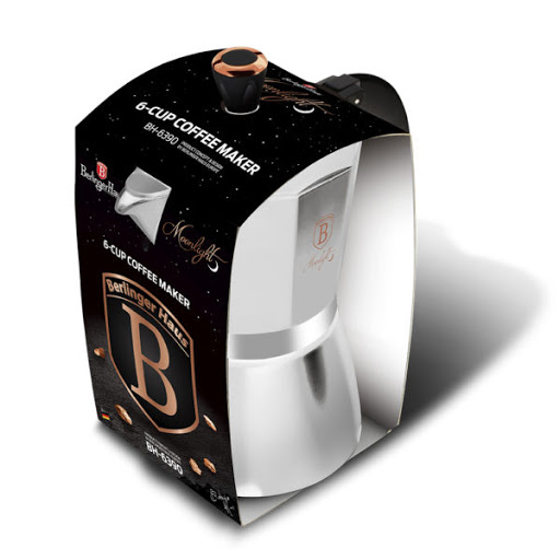 Coffee Maker 6 Cups Berlinger Haus BH/6390 Moonlight Collection