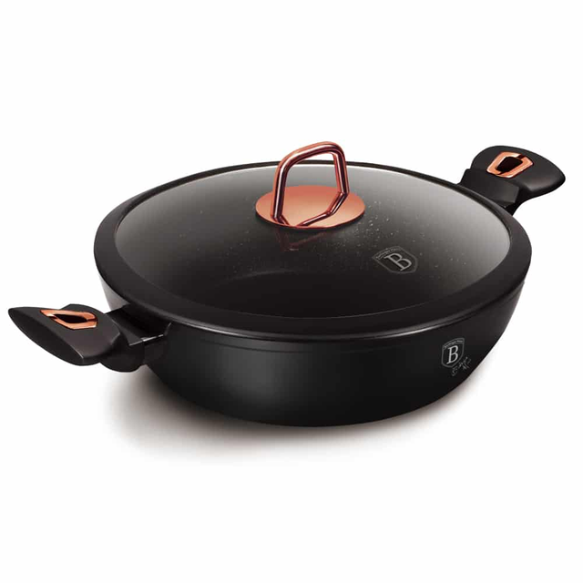 Shallow Pot Berlinger Haus BH/1640 Black Rose Collection