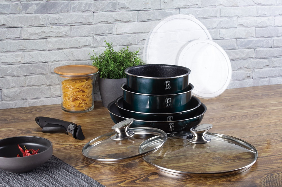 9-Piece Cookware Set Berlinger Haus BH/6146 Aquamarine Collection