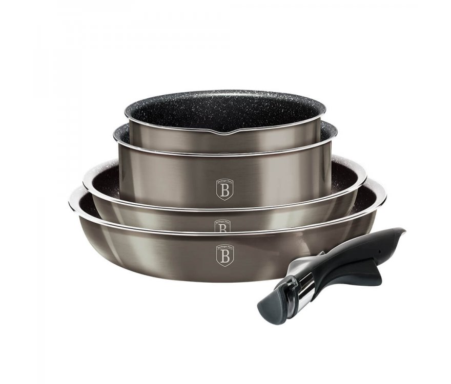 9-Piece Cookware Set Berlinger Haus BH/6148 Carbon Collection