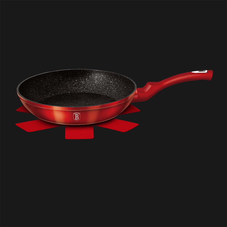 Frying Pan 28 cm Berlinger Haus BH/1253N Burgundy Red