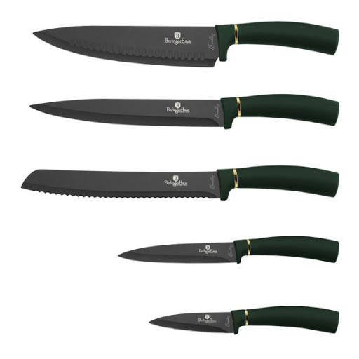 6-Piece Knife Set Berlinger Haus BH/2518 Emerald Collection Green