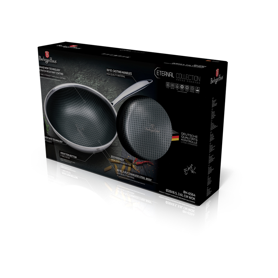 Wok 28 cm Berlinger Haus BH/6564 Eterna Collection